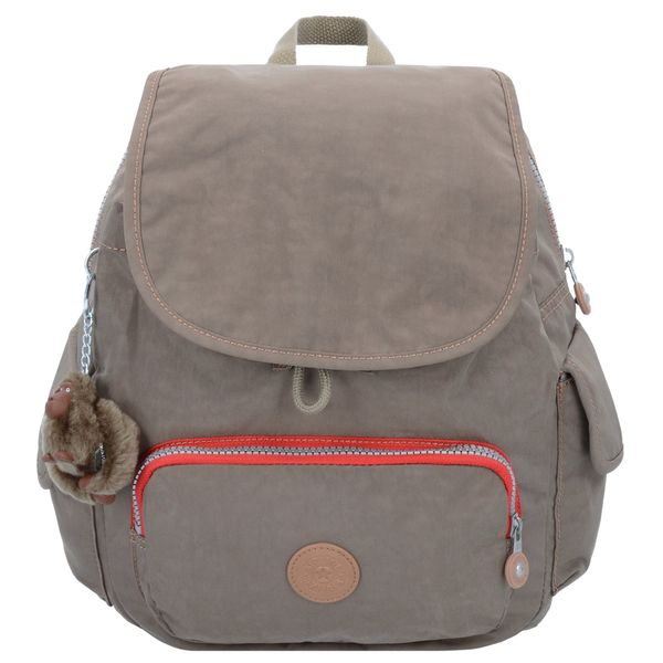 KIPLING KIPLING Раница  пясъчен / светлокафяво / ярко червено