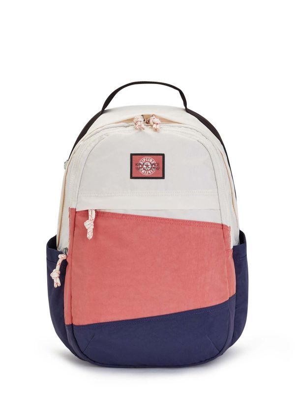 KIPLING KIPLING Раница 'Xavi'  нейви синьо / корал / бяло