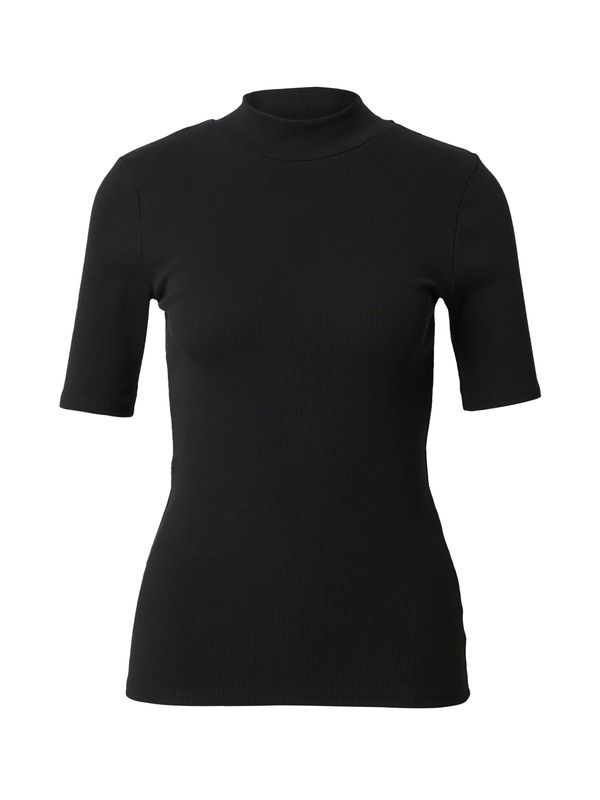 KnowledgeCotton Apparel KnowledgeCotton Apparel Тениска 'CANNA'  черно