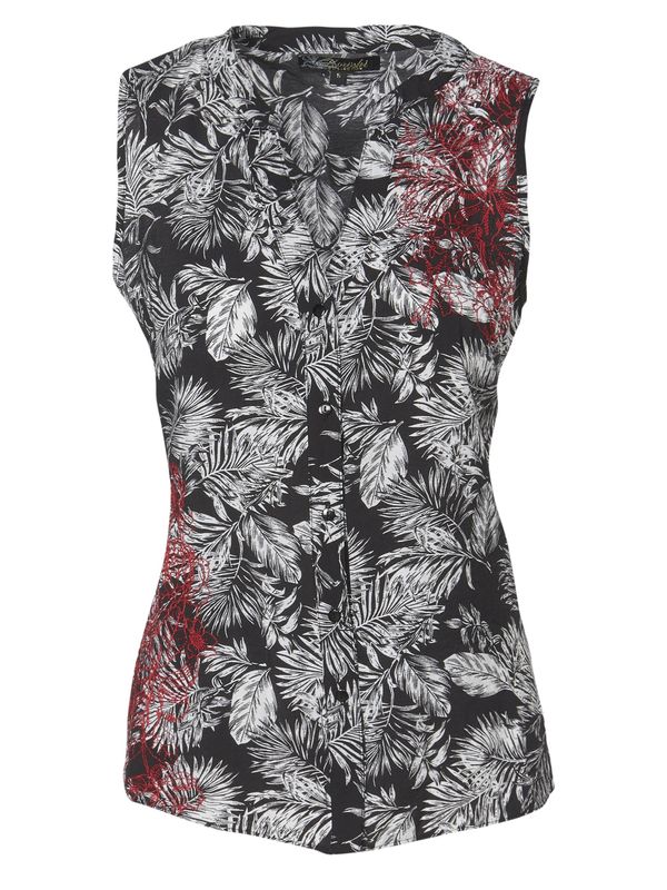 KOROSHI KOROSHI Блуза  червено / черно / бяло