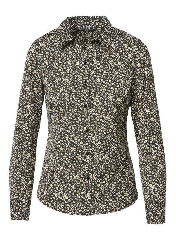 KOROSHI KOROSHI Блуза  жълто / черно / бяло