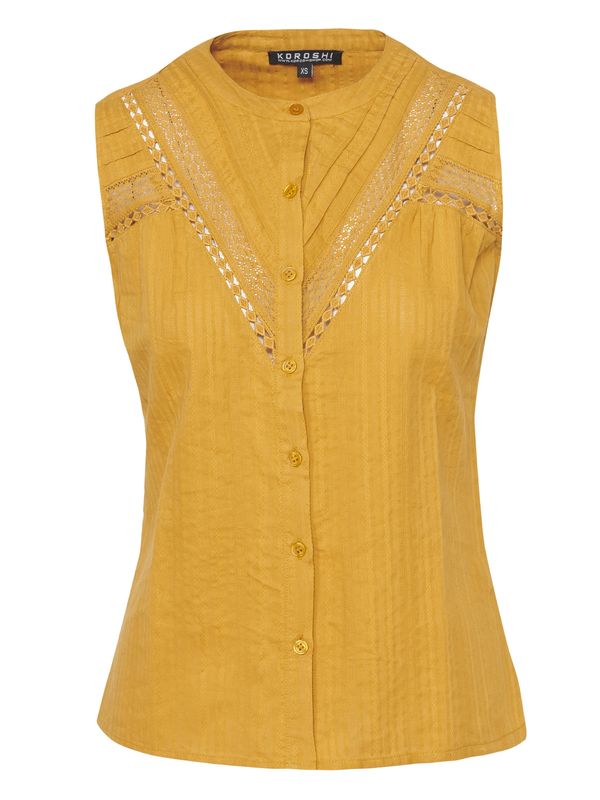 KOROSHI KOROSHI Блуза  златистожълто
