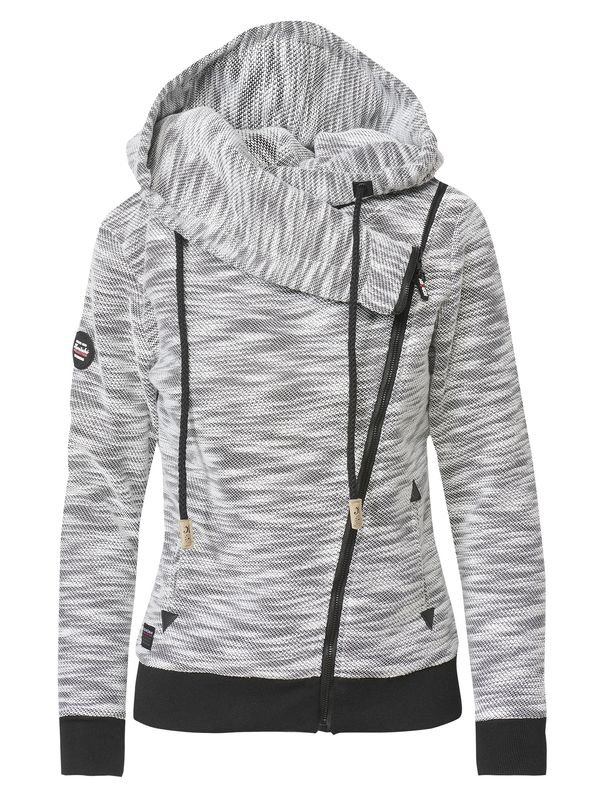 KOROSHI KOROSHI Плетена жилетка  черно / бяло