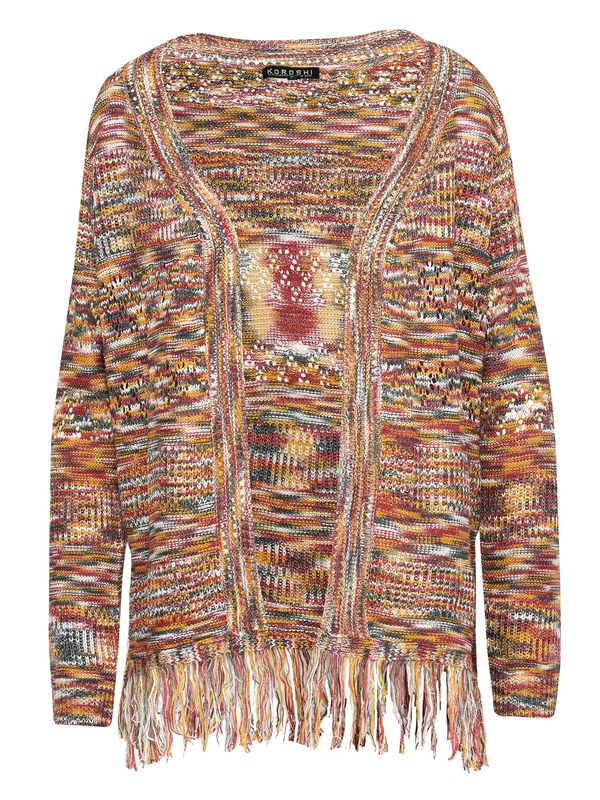 KOROSHI KOROSHI Плетена жилетка  пъстро