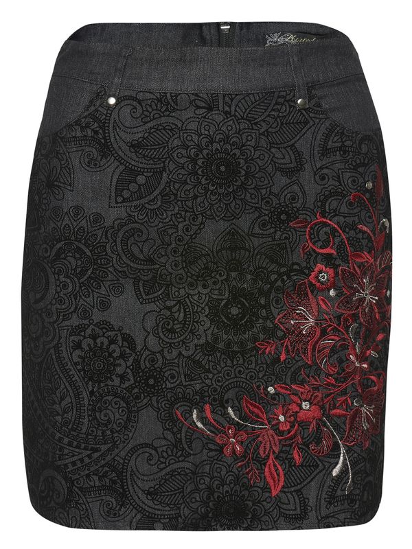 KOROSHI KOROSHI Пола  антрацитно черно / светлосиво / огнено червено / черно