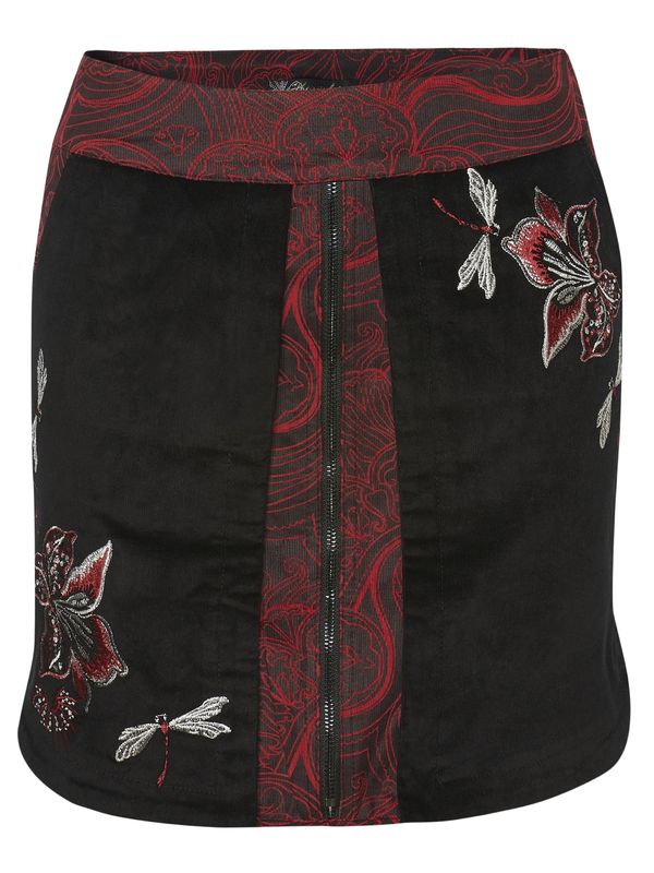 KOROSHI KOROSHI Пола  камък / червено / черно / сребърно