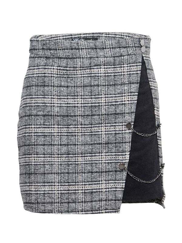 KOROSHI KOROSHI Пола  сиво / черно / мръсно бяло