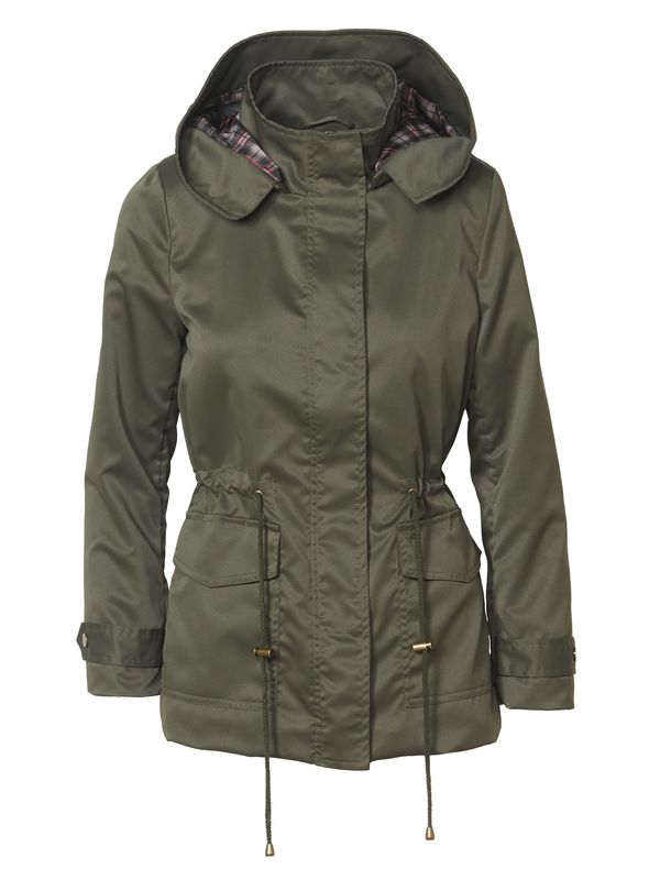 KOROSHI KOROSHI Преходна парка  морскосиньо / каки / червено / бяло