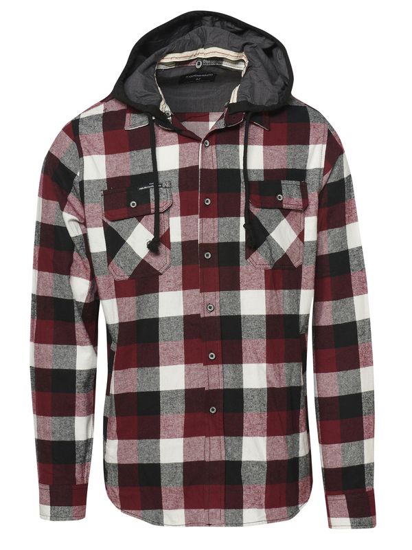 KOROSHI KOROSHI Преходно яке  графитено сиво / тъмночервено / бяло