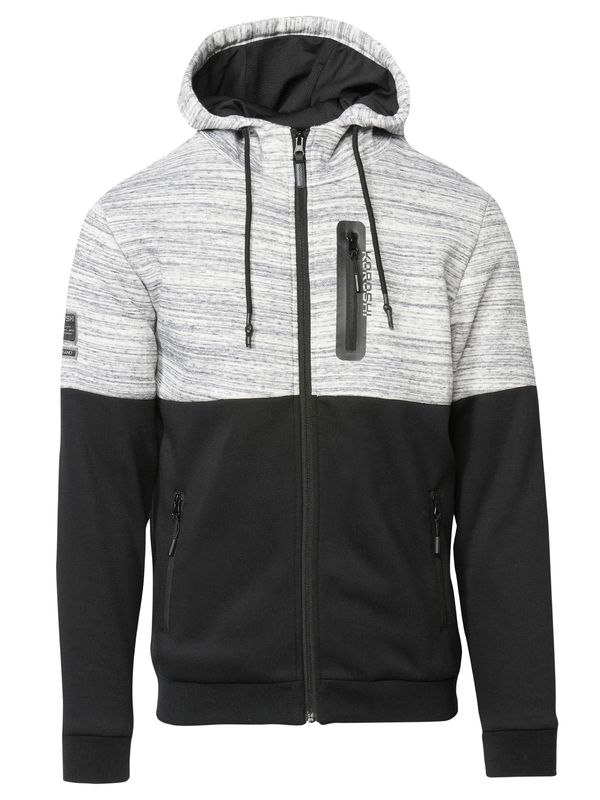 KOROSHI KOROSHI Преходно яке  светлосиво / сив меланж / черно / бяло