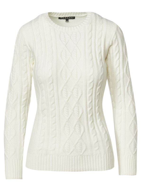 KOROSHI KOROSHI Пуловер  мръсно бяло