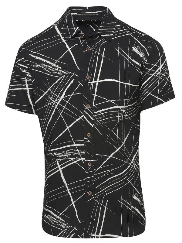 KOROSHI KOROSHI Риза  черно / бяло