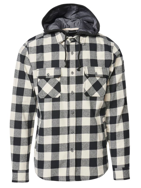 KOROSHI KOROSHI Риза  черно / мръсно бяло