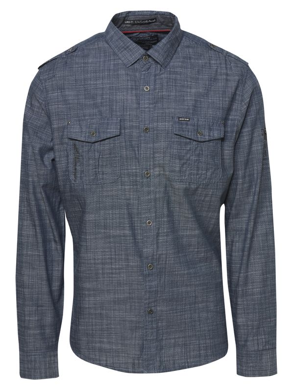 KOROSHI KOROSHI Риза  нейви синьо / черно