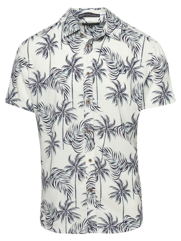 KOROSHI KOROSHI Риза  пастелно синьо / черно / бяло