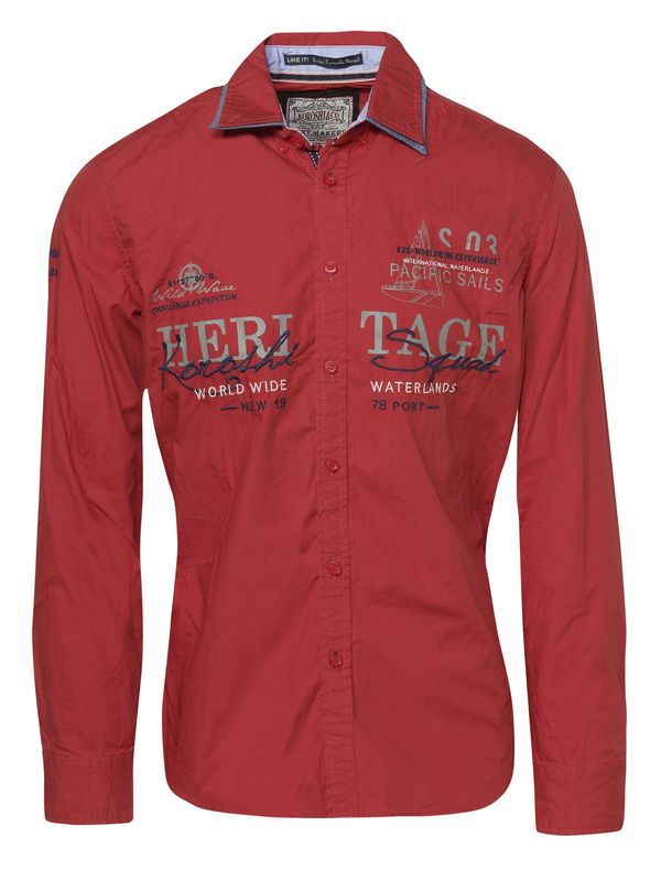 KOROSHI KOROSHI Риза  пъстро / червено