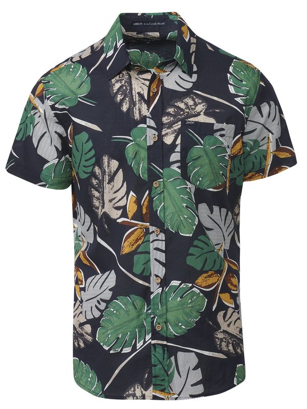 KOROSHI KOROSHI Риза  синьо / пъстро