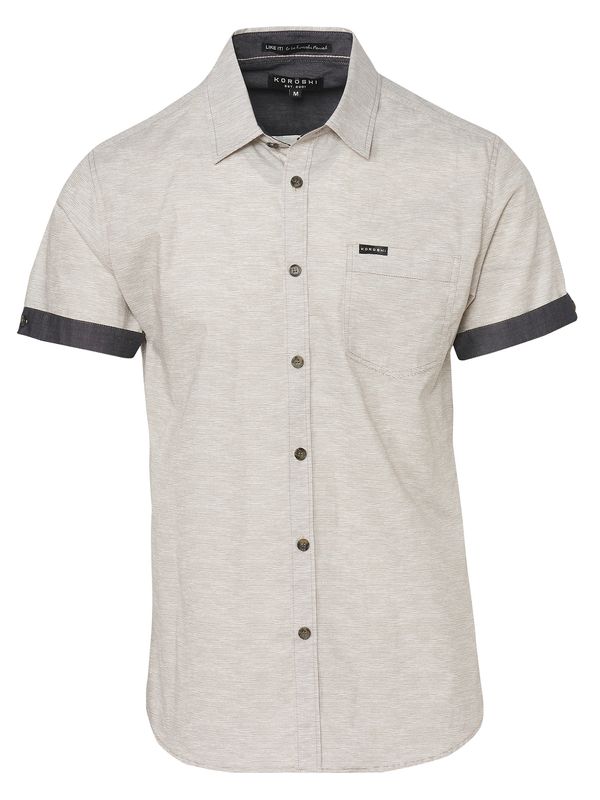 KOROSHI KOROSHI Риза  сиво / черно