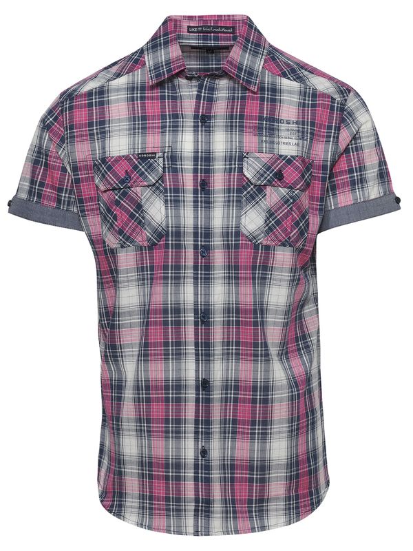 KOROSHI KOROSHI Риза  сиво / розово / бяло