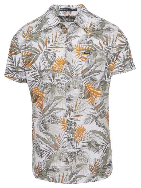 KOROSHI KOROSHI Риза  зелено / оранжево / бяло