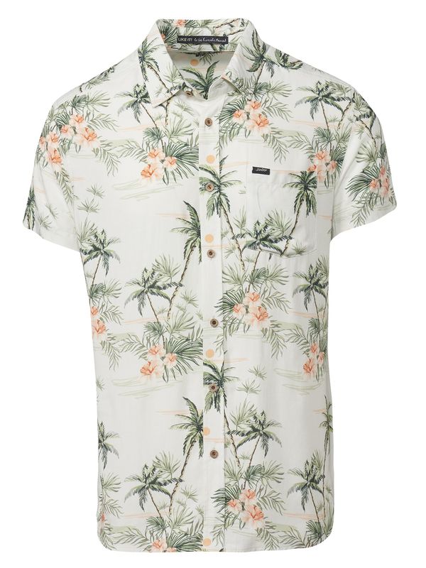 KOROSHI KOROSHI Риза  зелено / сьомга / бяло