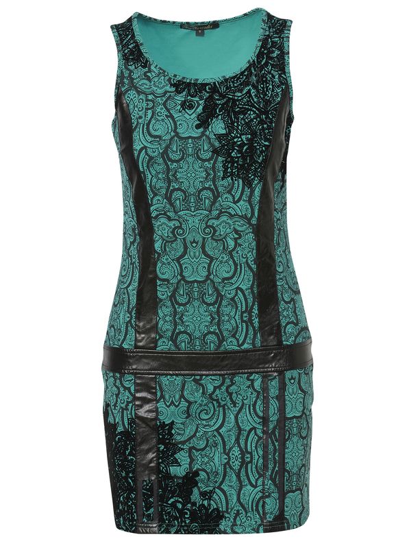 KOROSHI KOROSHI Рокля  аквамарин / черно