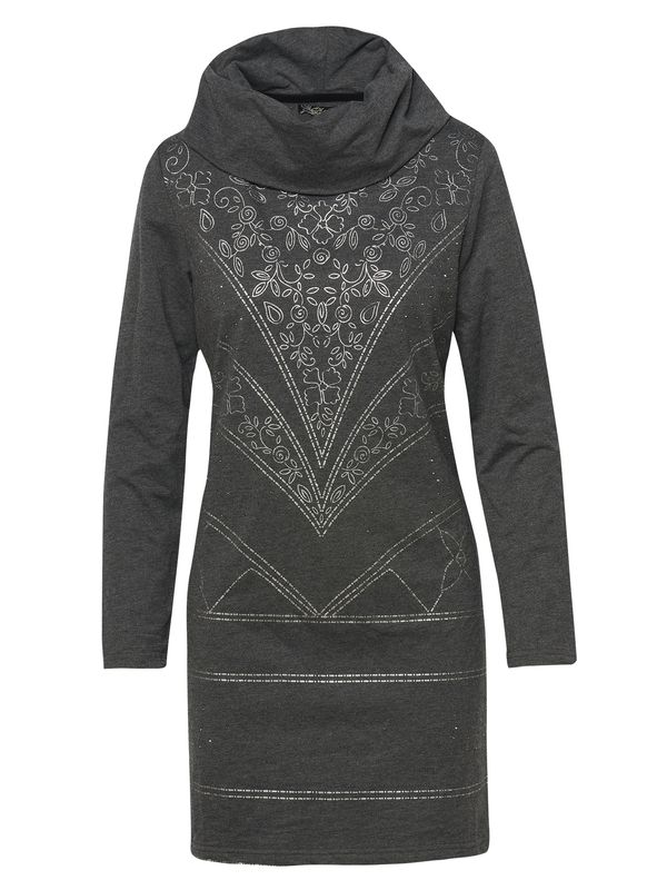 KOROSHI KOROSHI Рокля  сиво / бяло