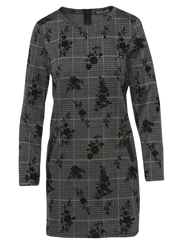 KOROSHI KOROSHI Рокля  сиво / черно