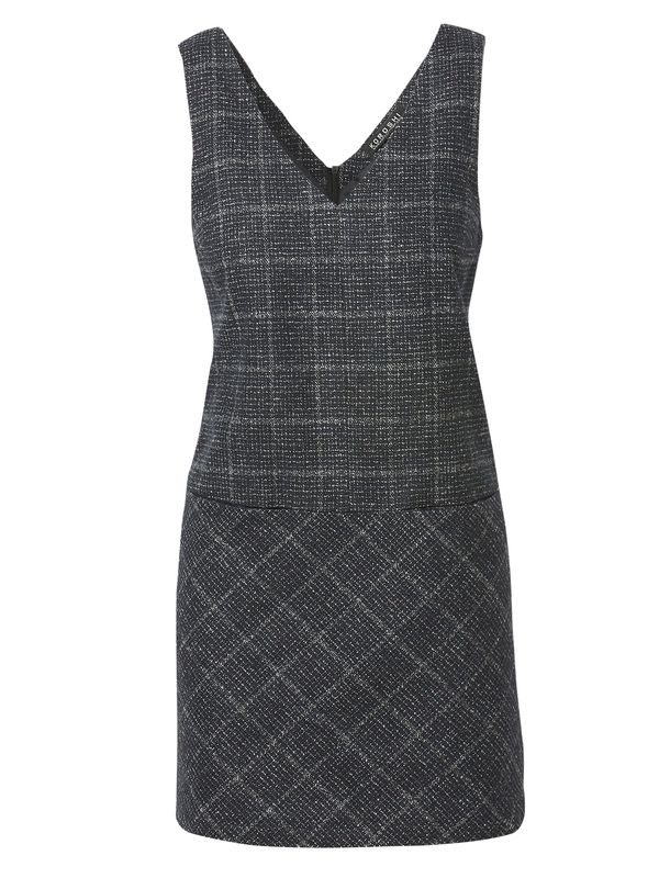 KOROSHI KOROSHI Рокля  сиво / черно