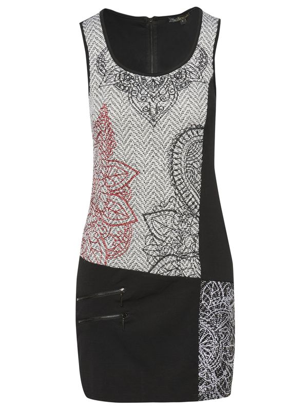 KOROSHI KOROSHI Рокля  сиво / червено / черно