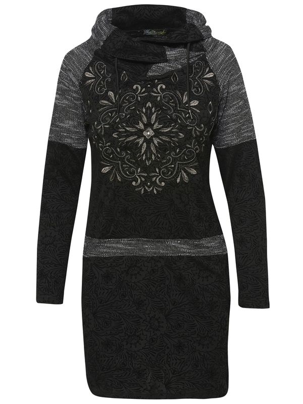 KOROSHI KOROSHI Рокля  сребърно сиво / черно