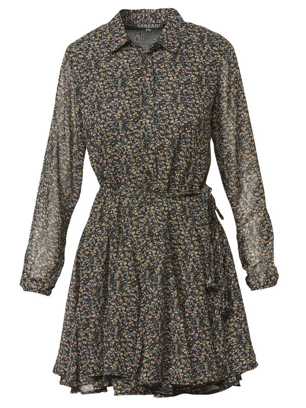 KOROSHI KOROSHI Рокля тип риза  пъстро