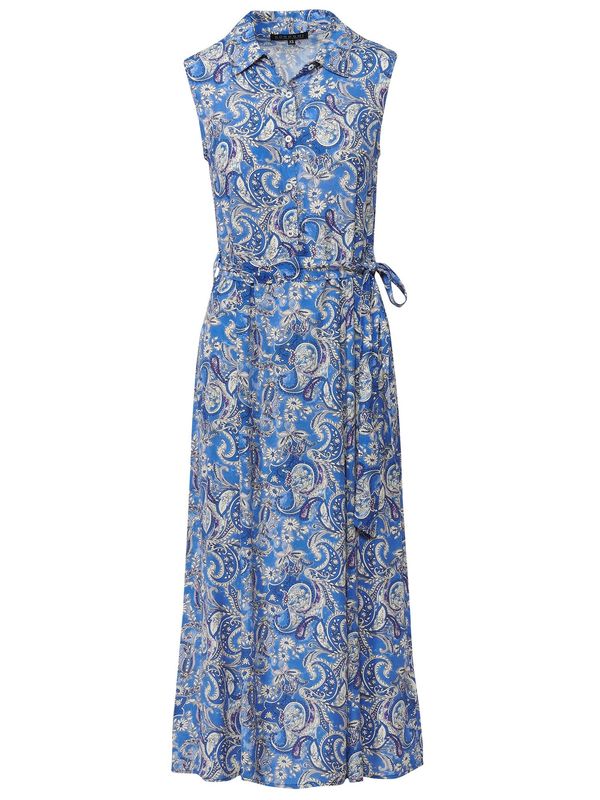 KOROSHI KOROSHI Рокля тип риза  синьо / тъмнолилаво / бяло