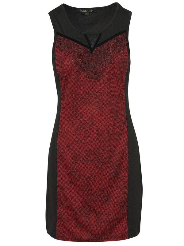 KOROSHI KOROSHI Рокля  тъмночервено / черно