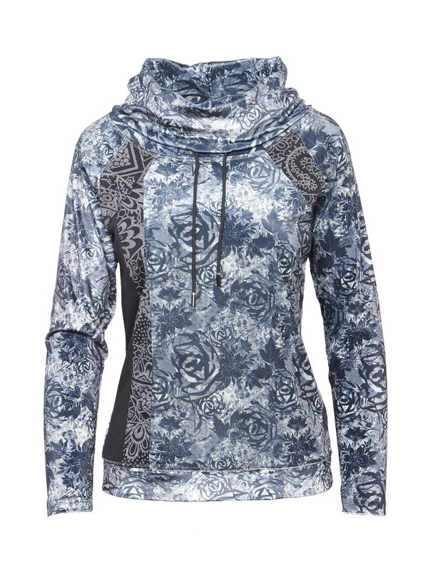 KOROSHI KOROSHI Суичър  синьо / сиво / бяло