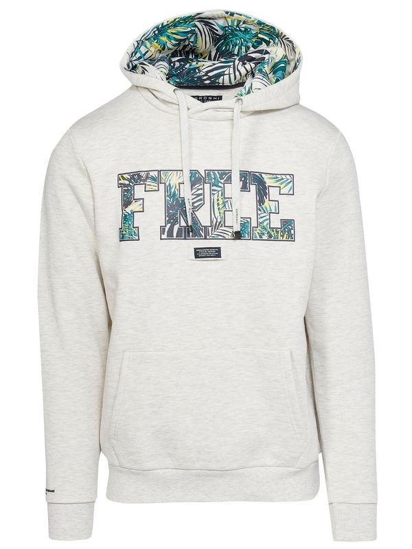 KOROSHI KOROSHI Суичър  синьо / жълто / мръсно бяло