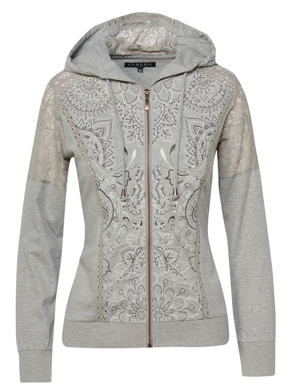 KOROSHI KOROSHI Суичър  светлосиво / пъстро