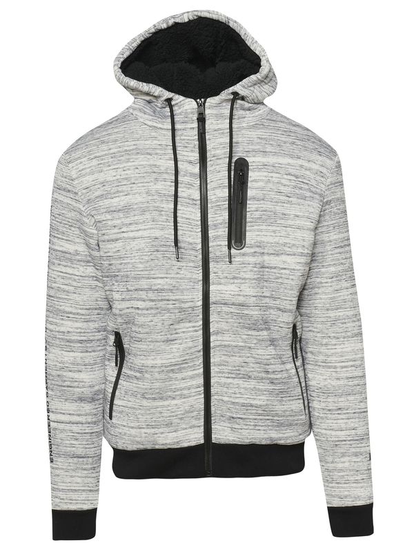 KOROSHI KOROSHI Суичъри с качулка  светлосиво / черно