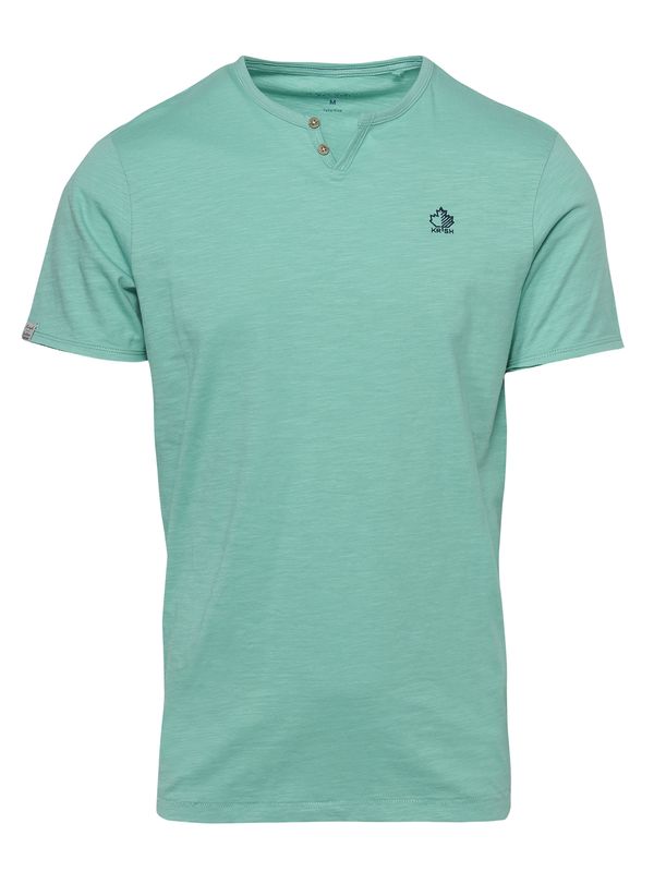 KOROSHI KOROSHI Тениска  бежово / мента / черно