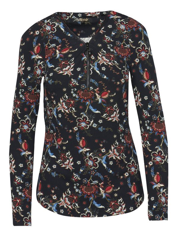 KOROSHI KOROSHI Тениска  бежово / небесносиньо / червено / черно