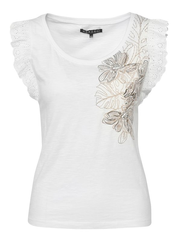 KOROSHI KOROSHI Тениска  бяло