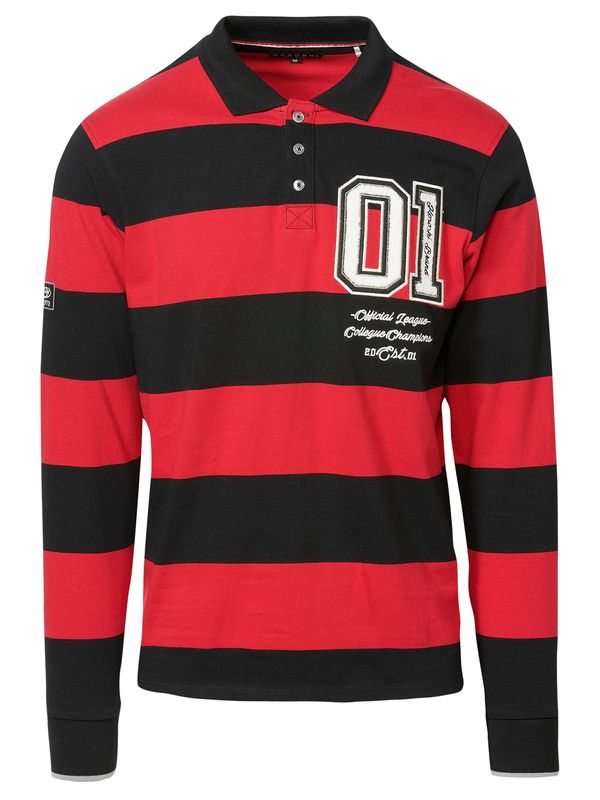 KOROSHI KOROSHI Тениска  червено / черно / бяло