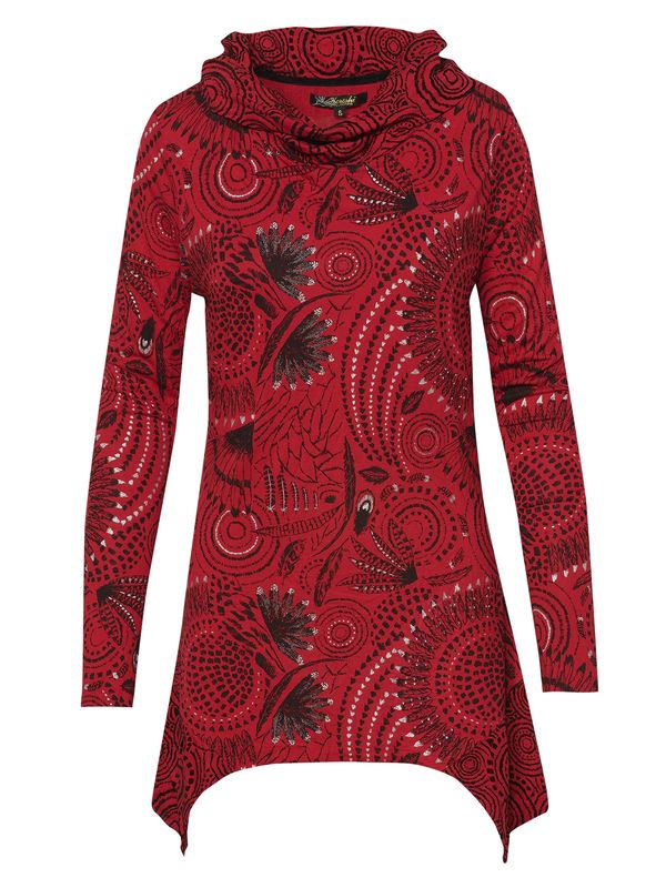 KOROSHI KOROSHI Тениска  червено / черно / бяло