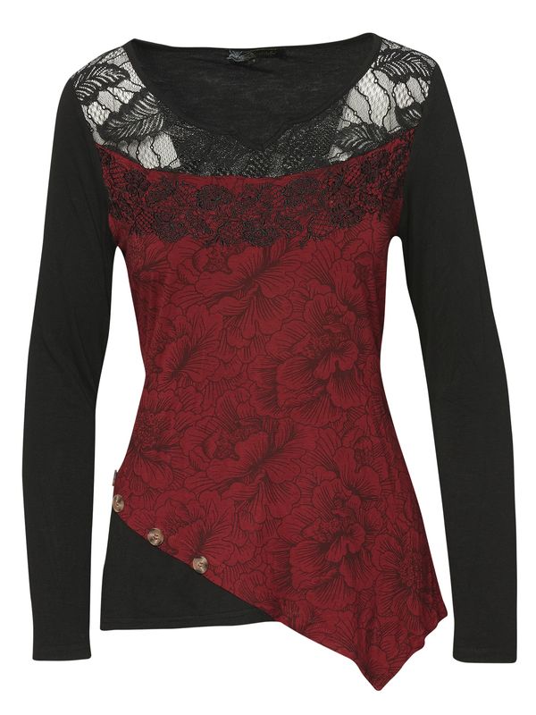 KOROSHI KOROSHI Тениска  червено / черно