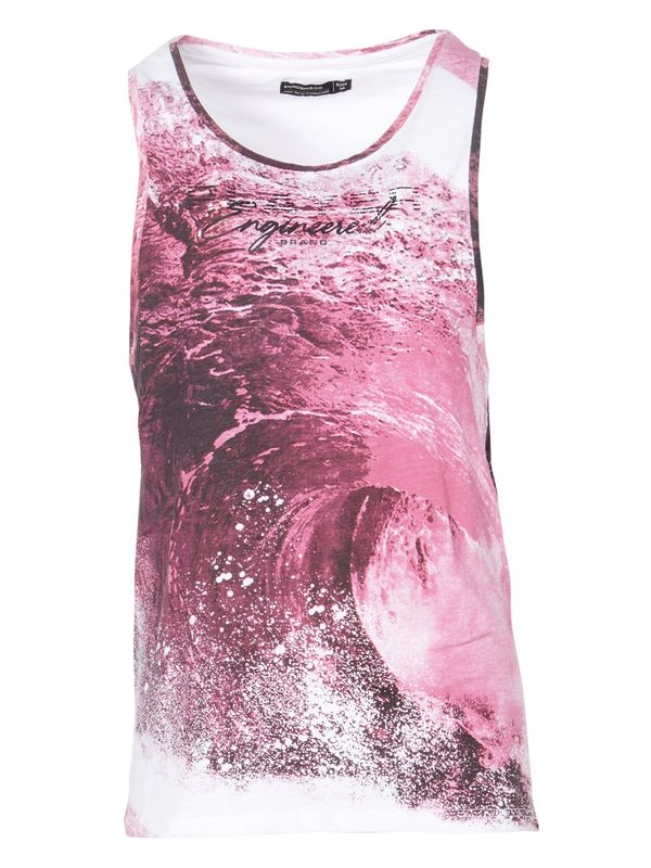 KOROSHI KOROSHI Тениска  фуксия / светлорозово / черно / бяло