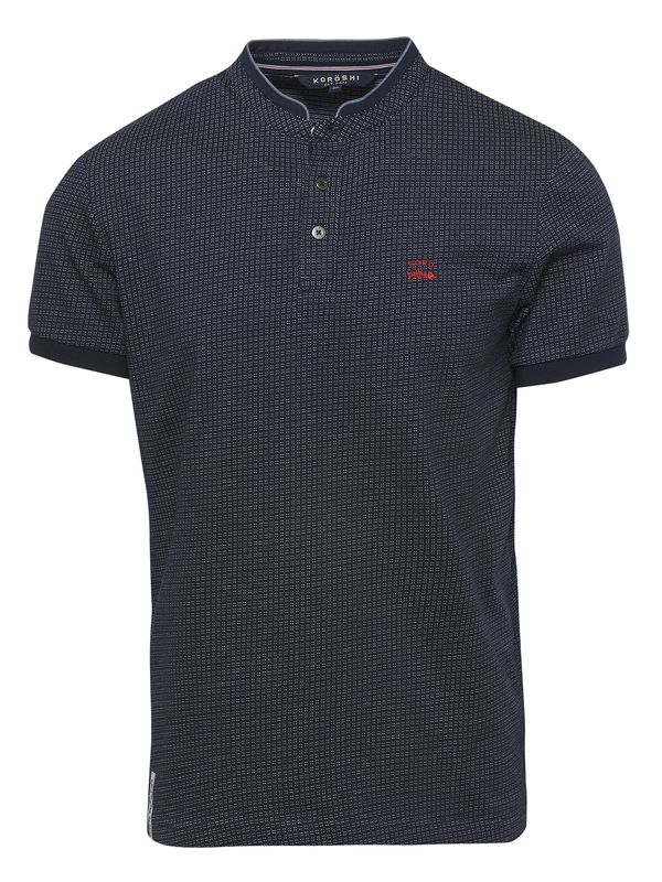 KOROSHI KOROSHI Тениска  нейви синьо / червено