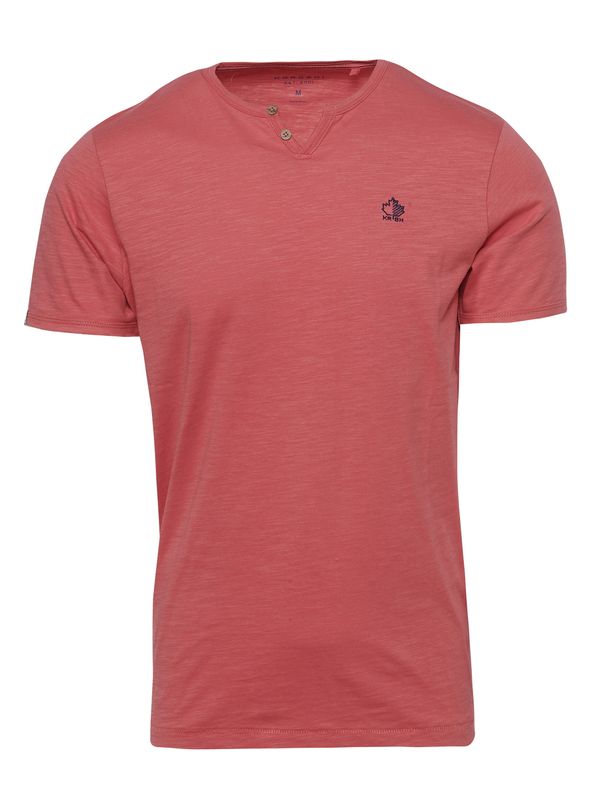 KOROSHI KOROSHI Тениска  нейви синьо / розово / бяло