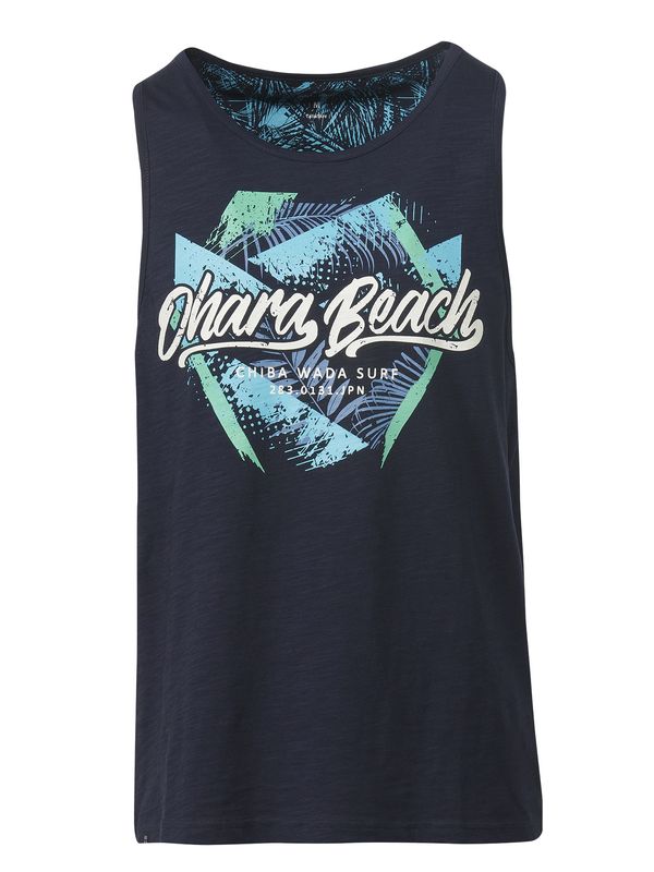 KOROSHI KOROSHI Тениска  нейви синьо / светлосиньо