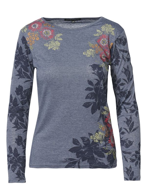 KOROSHI KOROSHI Тениска  нейви синьо / тъмносиньо / оранжево / гренадин