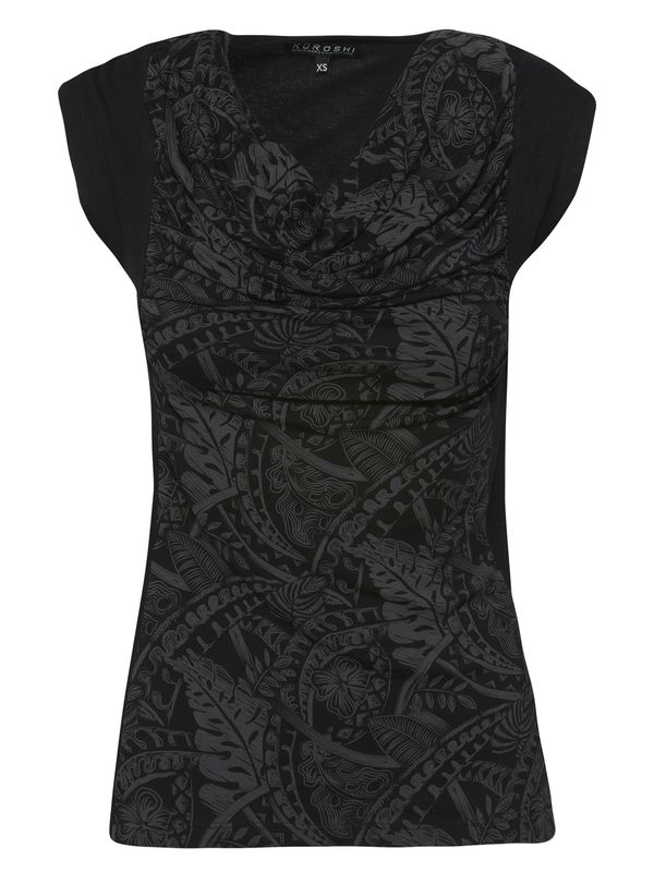 KOROSHI KOROSHI Тениска  опушено синьо / черно